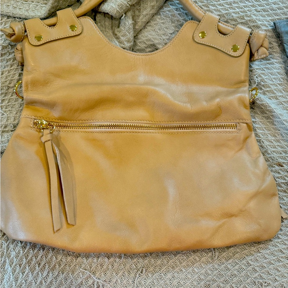 PIETRO NYC Medium Size Handmade Leather HOBO Handbag